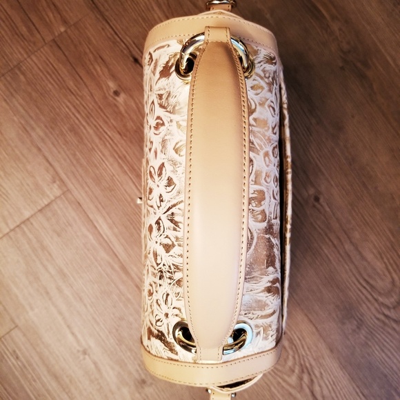 BRAHMIN Brinley Pink Embossed Satchel🌸 - Picture 5 of 8